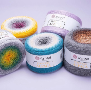 Flowers Alpaca przędza 2 x 250 g