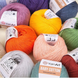 Baby Cotton przędza 10 x 50 g
