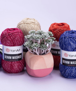 Denim Washed włóczka 10 x 50 g