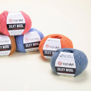 Silky Wool włóczka 10 x 25 g