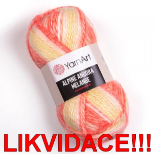 Alpine Angora Melange przędza 3 x 150 g AKCE Alpine Angora Melange przędza 3 x 150 g AKCE